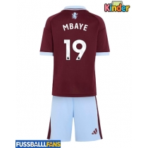 Aston Villa Ibrahim Mbaye #19 Heimtrikotsatz Kinder 2026-27 Kurzarm (+ Kurze Hosen)